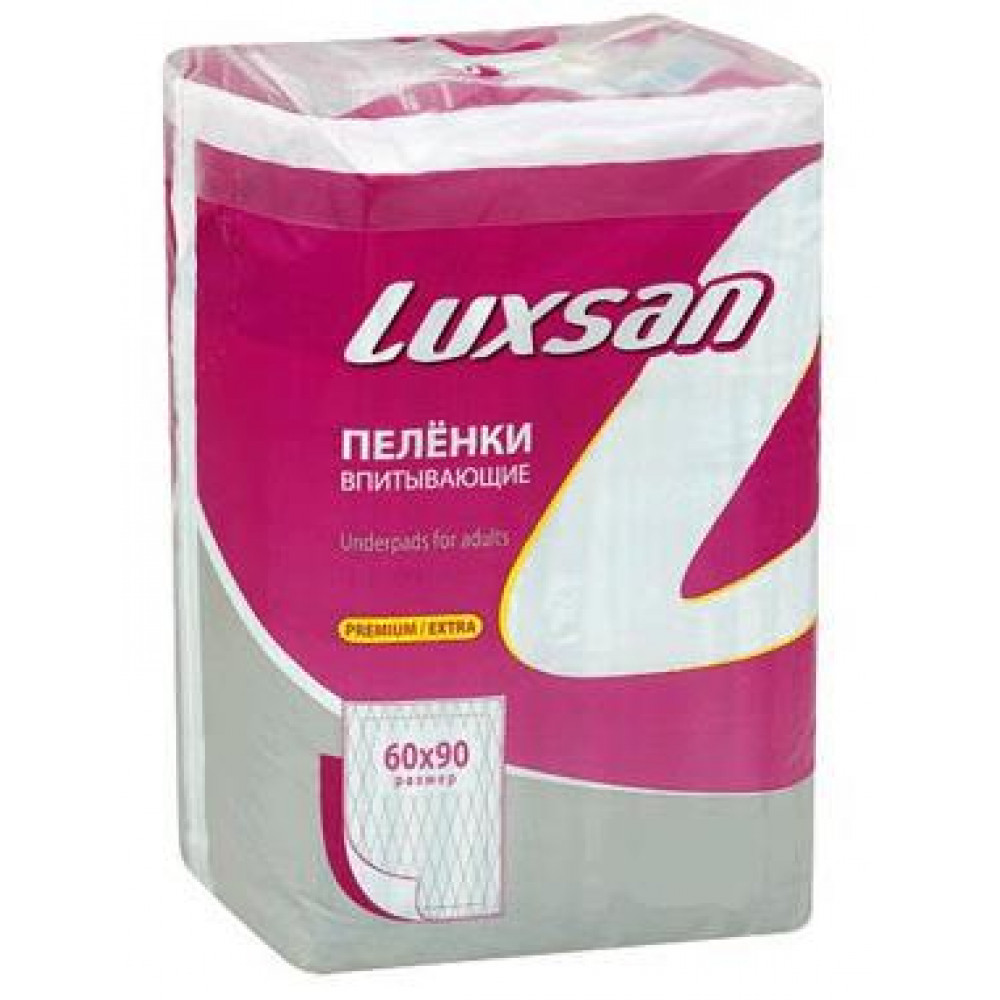 Пеленка luxsan впит premium/extra 60х90 n10